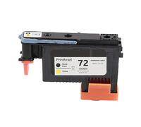 Kuuleyn Printhead,Printhead Replacement Kit for HP72 T1100 T1200 T610 T790 Series Printhead for Efficient Printing (Black/yellow C9384A)