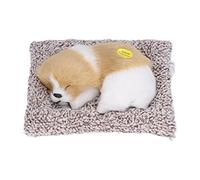 Kuuleyn Realistic Sleeping Dog, Toy Dog, Realistic Sleeping Dog Adorable Sleeping Puppy Children Toys Decorations Gifts for Boys Girls(Earthy Napping Dog)