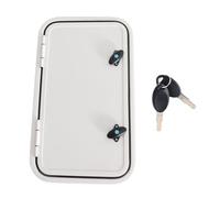 Kuuleyn RV Compartment Door, 700x400mm Marine Access Hatch Rounded Boat Deck Hatch Access Storage Compartment Hatch for RV