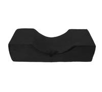 Kuuleyn Salon Eyelash Extension Neck Pillow,Side and Back Sleeping Contour Pillow, U Shaped Comfortable Velvet Memory Foam Protect Neck for Lash Extension Grafting Make Up (Black)
