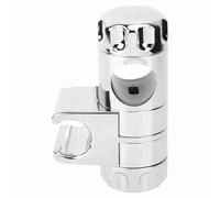 Kuuleyn Shower Bracket, ABS Bathroom Shower Head Slide Bracket Adjustable Clamp Holder 25mm Hole