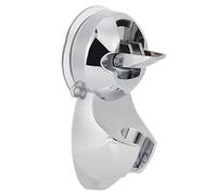 Kuuleyn Shower Head Holder,Suction Cup Adjustable Bracket,ABS Anti Slip Stable Removable No Drill Strong Adsorption Universal for Bathroom Washroom Shower Room Handheld Showerh