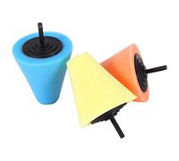 Kuuleyn Sponge Cone Polishing Foam Pad, 1PCS Foam Polishing Cone Shaped Buffing Pads for Wheels, Use with Power Drill