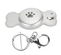 Kuuleyn Stud Marker ，Item Finder Case Multifunctional Prevent Loss Soft Durable for Tracking Device Holder for Travel Car Key (Silver)