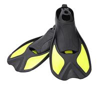 Kuuleyn Swim Fins Adult, Snorkeling Fins, Outdoor Water Sports Swimming Fins Soft Snorkel Diving Fins Adult Man Woman Swim Shoes (L)