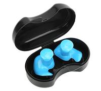 Kuuleyn Swimming Ear Plugs,Silicone Waterproof DustProof Spiral Earplug for Adults Swimming Surfing Diving Reusable Ear Protection Noise Reduction Comfort Fit Sports Accessory (Blue)