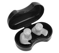 Kuuleyn Swimming Ear Plugs,Silicone Waterproof DustProof Spiral Earplug for Adults Swimming Surfing Diving Reusable Ear Protection Noise Reduction Comfort Fit Sports Accessory (Grey White)