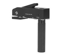 Kuuleyn Table Mount Clamp, Desktop Quick Acting Clamp 3 Power Adjustable Woodworking Metal Hold Down Clamp Black (19mm)