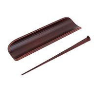 Kuuleyn Tea Ceremony Utensil Tools Set, Natural Bamboo Tea Tools Chinese Gong Fu Tea Tools Medium Size Tools Roast Red Two-Piece