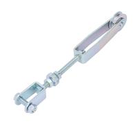 Kuuleyn Trailer Park Hand Brake Cable Adjuster 240mm Long Carbon Steel Galvanized for Caravans Boat Car Trailers