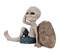 Kuuleyn Trendy Style Surfer Alien Statue,Otherworldly Alien Sculpture, Surfer Alien Lawn Ornaments Outdoor Statues,Garden Decoration Resin Crafts
