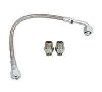 Kuuleyn Turbo Oil Feed Line Tube 3927911 Metal Alloy Turbine Supply Pipe with Connector Replacement for 5.9L 24V 1998-2002 (Article No.: TU OFLT02)