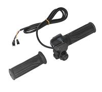 Kuuleyn Twist Throttle, Throttle Grip with LED Display, 1 Pair Electric Bike Throttle Grip Rubber Twist Throttle Grips with LED Battery Display for Electric Bicycle Scooter