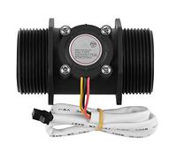 Kuuleyn Water Flow Sensor Switch, DC4.5V-12V DN40 G1.5 Turbine Flowmeter Water Flow Hall Sensor Switch Meter for Water Heater