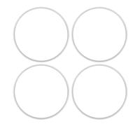 Kuuleyn Wheel Protector Car Rim, 4Pcs 16 Inch Wheel Rim Protector Ring Anti Scratch Self Adhesive Wheel Rim Guard Trim Ring for Flat Rim Edge Car (wirte)
