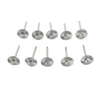 Kuuleyn Wire Brushes Set, Steel Wire Wheel Brush, Steel Wire Polishing Brush, 10Pcs 25mm Mini Stainless Steel Wire Brush Polishing Wheel for Grinder Rotary Tool