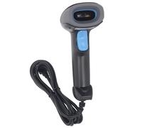 Kuuleyn Wired Barcode Scanner, Handheld Barcode Scanner, USB Wired 1D 2D Barcode Scanner Quick Response Red Light QR Code Reader for Supermarket Warehouse