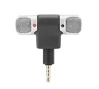 Kuuleyn Wireless Microphone, Wireless Mini Microphone, Mini Microphone, 3.5mm Mini Mic Digital Stereo Microphone Professional Handheld External Wireless Microphone
