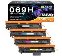 Kuva 069H Toner Cartridge Compatible for Canon 069H 069 High Yield for Canon Color imageCLASS MF753Cdw MF751Cdw LBP674Cdw Printer (4 Pack)