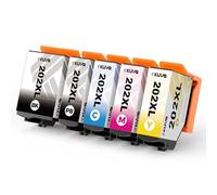 Kuva 202XL Ink Cartridges Compatible for Epson xp6100 Ink Cartridges for 202 202XL Multipack for Expression Premium XP6105 XP-6100 XP-6105 XP-6000 XP-6005 XP-6001 Printer (5 PACK)