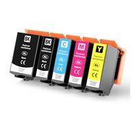 Kuva Compatible for 202XL Ink Cartridges xp6100 for Epson Multipack for Expression Premium XP6105 XP-6100 XP-6105 XP-6000 XP-6005 XP-6001 Printer (5 PACK)