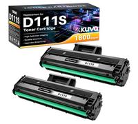 Kuva D111S 111S 111L Toner Cartridges Compatible for Samsung MLT-D111S D111L for Xpress M2026 M2026W M2020 M2020W M2022 M2022W M2021 M2021W M2078W M2070 M2070W M2070FW (2-Pack)