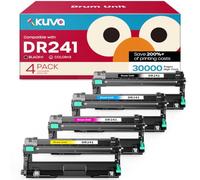 Kuva DR241 DR-241 ompatible with DR241 R-241 drum | Compatible with DCP-9015CDW 9020CDW HL-3140CW 3142CW 3150CDN 3170CDW MFC-9130CDN 9330CDW 9340CDW Printer (4-Pack)