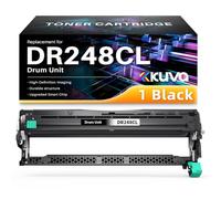Kuva DR248 Drum Unit Compatible for Brother DR-248 DR248CL Drum for MFC-L3740CDW MFC-L3760CDW DCP-L3560CDW DCP-L3520CDW HL-L8230CDW (1 Pack)