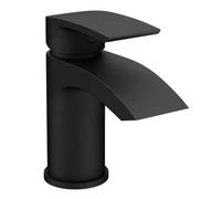 Kuvera Living Flow Mono Basin Mixer Inc. Waste - Matt Black