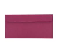 Kuvertwelt Envelopes DIN Long (220 x 110 mm) - Self-Adhesive - High-Quality Envelopes in Various Quantities Pack of 25 Envelopes DIN Long Peel and Seal Raspberry