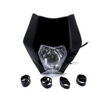 KUVIEZ Motorbike Headlights For SUZUKI For DRZ 400/S/SM/E DR200S DR650SE DRZ400SM DRZ400S 2001-2020 19 HeadLight Assembly Headlamp Mask Motorcycle Accessories Motorcycle Headlamp(Black)