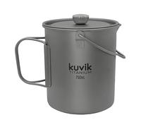 Kuvik Titanium French Press - Ultralight and Compact French Press for Backpacking and Camping