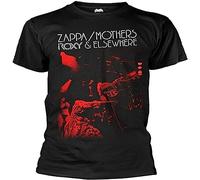 kuwai Men's Frank Zappa 'Roxy & Elsewhere' (Black) T-Shirt Size M