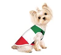 Kuwaiti Flag Print Dog Lightweight Shirt,Summer Cool Breathable Dog t Shirts,Pet Sleeveless Stretchy Clothes