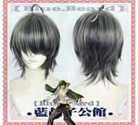 Kuwana Gou Cosplay Wigs Game Touken Ranbu Online Short Gradient Heat-resistant Fiber Hair Anime Costume Wig