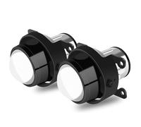 KUWAYO 2.5 Inch Bi Xenon Fog Light Projector Lens For Ford For Toyota For N-i-s-s-a-n For Infiniti Lexus Retrofit H11 H8 H9 Car Fog Light Lamp Assembly(Bracket E for Ford)