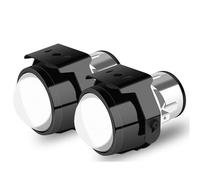 KUWAYO 2.5 Inch Bi Xenon Fog Light Projector Lens For Ford For Toyota For N-i-s-s-a-n For Infiniti Lexus Retrofit H11 H8 H9 Car Fog Light Lamp Assembly(Bracket A Universal)