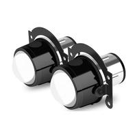 KUWAYO 2.5 Inch Bi Xenon Fog Light Projector Lens For Ford For Toyota For N-i-s-s-a-n For Infiniti Lexus Retrofit H11 H8 H9 Car Fog Light Lamp Assembly(Bracket B Universal)