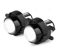 KUWAYO 2.5 Inch Bi Xenon Fog Light Projector Lens For Ford For Toyota For N-i-s-s-a-n For Infiniti Lexus Retrofit H11 H8 H9 Car Fog Light Lamp Assembly(Bracket D for Toyota)