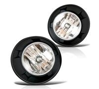 KUWAYO 2 Pcs Fog Light For Chevy Camaro 2010-2013 Clear Lens Front Bumper Driving Lamps Assembly