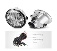 KUWAYO 2 Pcs Fog Light For Toyota Matrix For Pontiac Vibe 2003-2008 For Scion TC 2005-2010 Fog Lamps Front Driving Bumper Lights Assembly(With wiring kit)