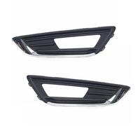 KUWAYO 2PCS Front Bumper Fog Lamp Light Grille Trim Cover Frame Lid Bezel For Ford Focus MK3 III 2015 2016 2017 2018 Foglight Foglamp(C cover 1 pair)