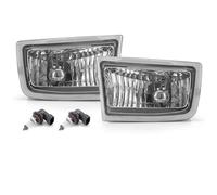KUWAYO Car Front Bumper Fog Light Lamp For TOYOTA LAND CRUISER PRADO 90 FJ90 3400 1996-2003 9006 Bulb Foglight 81211-60130 81210-60130(1 Pair 9006 Bulb)