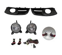 KUWAYO Car LIGHT Fog Lights Fog Lamp Cover For Toyota Corolla 2004 2005 2006 European Version Harness Wiring Cover Grille Halogen Bulb(LED set)
