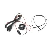 KUWAYO For Android Multimedia Navigation Radio Player Head Unit Radiator Car 4 6 Pin Plug Dual USB Charge Cable Adapter Cooling Fan(4 Pin USB with Fan)