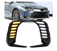 KUWAYO For Toyota Corolla 2019 2020 2021 2022 LIGHT DRL Daytime Running Lights Car Fog Lamps Turn Signal Front Bumper White Yellow Blue