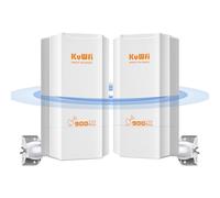 KuWFi 2.4G WiFi Bridge 300Mbps Outdoor CPE Wireless Ethernet Bridge