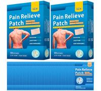 KUWUNG 120 Pcs Pain Relief Patches, Heat Pads for Back Pain Relief, Herbal Arthritis Pain Patches, Heat Patches for Back Knee Neck Shoulder Pain, Warming Herbal Plaster for Joint Ache