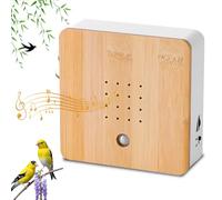 KUWUNG Bird Chirping Box with Motion Detector, Nature Sound Box with Wall Mount, Birdsong Box for Bathroom, Spa, Guest, Toilet and Relaxation