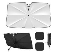 KUWUNG Car Sun Shades Front, Car Windshield Sun Shade Umbrella, Foldable Car Front Sunshade Sun Shade Cover, Cover, Universal Car Front Window Sunshade For Cars, Trucks, SUVs 79cm*140cm (31 * 55in)